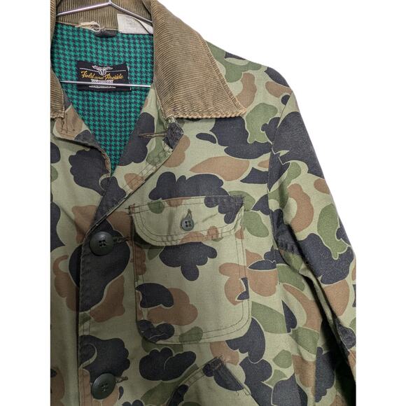 Field and fireside vintage Bird hunting camouflage jacket 60s Size S - Picture 5 of 15